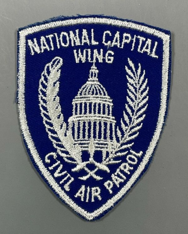 WWII US Civil Air Patrol National Capital Wing Patch Cut Edges No Glow ...