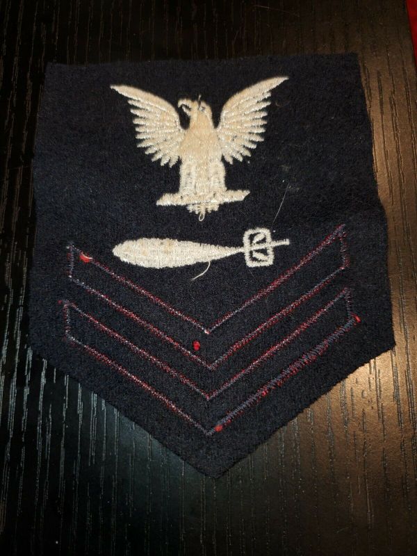 WWII USN Navy Submarine Torpedoman 2nd Class Rate Patch | #53931588