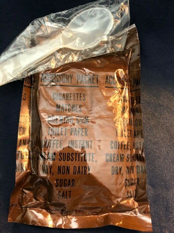 Packet Indigenous Ration 1967 Vietnam War C Ration Accessory Packet With Spoon | #53993603