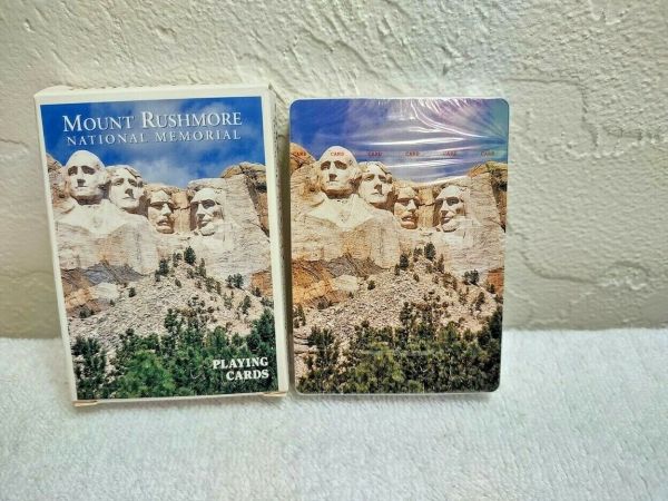 Mount Rushmore National Memorial Playing Cards Each Suit Has Own Unique