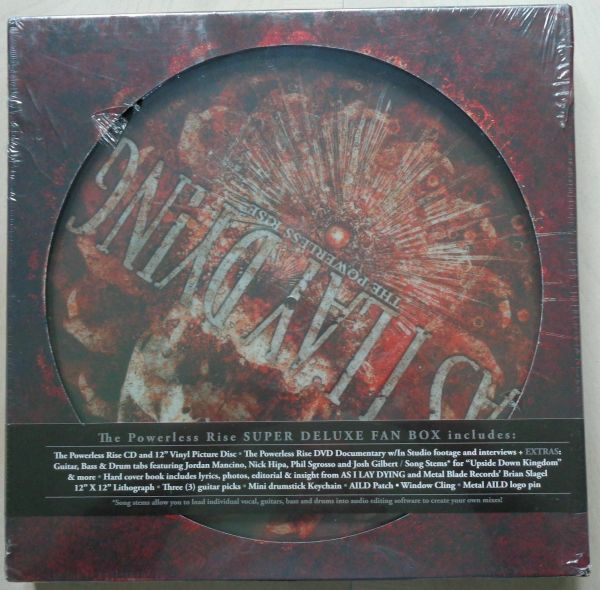 Popeless Riser As I Lay Dying The Powerless Rise EU LIMITED DELUXE FAN BOX (65 ...