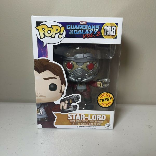 Funko Pop! Guardians Of The Galaxy Vol.3 – Star Lord (Glow In The Dark) – Vinile Da Collezione 10 Cm - 2