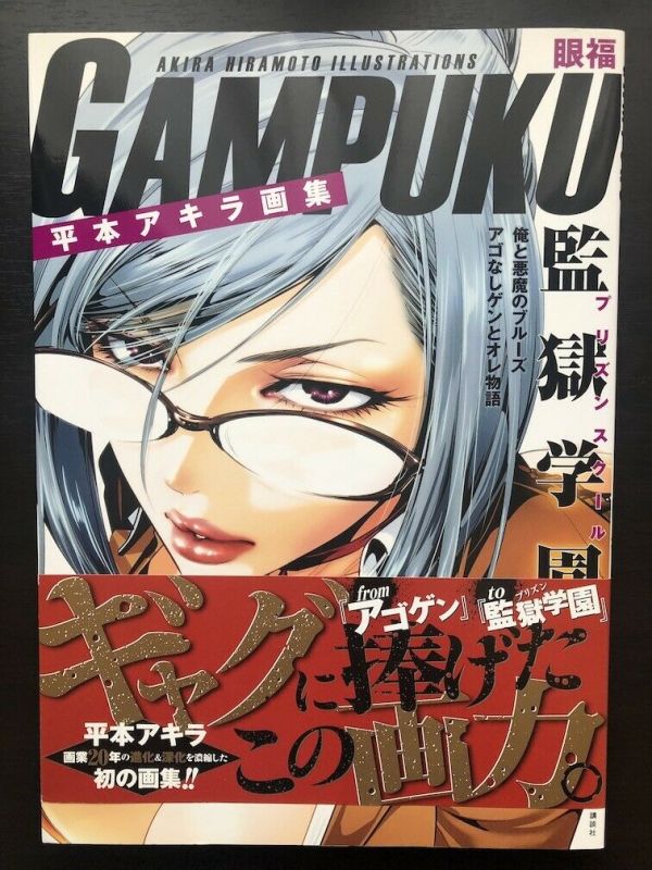Akira Hiramoto Art Book GAMPUKU Prison School Manga Anime Illustration