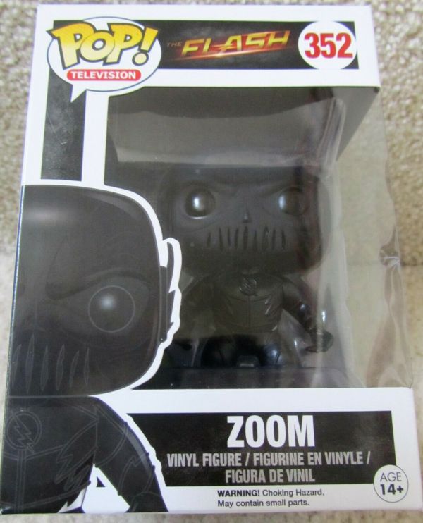 Funko Pop! Vinylfigur: The Flash - Zoom, Ca. 9 Cm Groß, Sammlerfigur In Fensterbox
