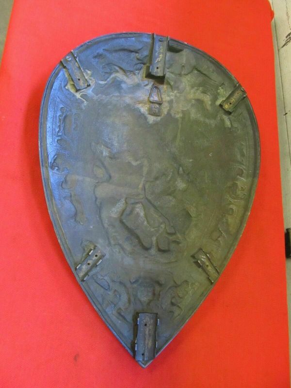 ANTIQUE Medieval Renaissance Parade Shield Swords Crest Coat Of Arms ...
