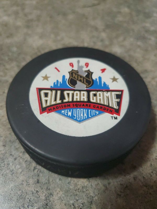 Old Msg Rangers 1994 NHL All Star Game York MSG Souvenir Puck Rangers | #56053256